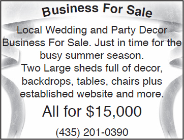 Advertisement design by Graphic Artist Dallas Price for the Hendersons. Published in The Richfield Reaper 03/28/12