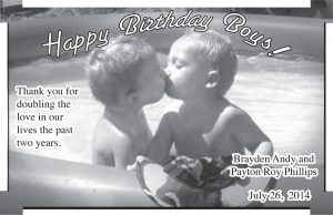 Advertisement design by Graphic Designer Dallas Price for Sandy Phillips. Published in The Richfield Reaper 07/23/2014.