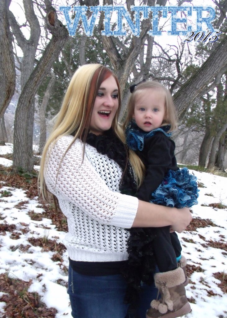 Price family photos Winter 2015 taken at Maple Grove, Utah